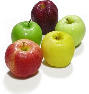 яблоки разных цветов