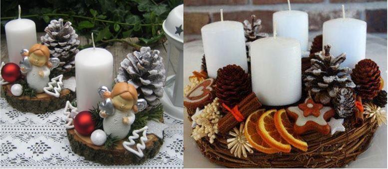 Идеи праздничных декоративных свечей 